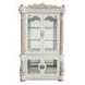 Vendome Antique Pearl 4 Door Curio Cabinet with LED