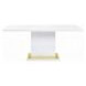 Gaines White 71" Rectangular Dining Table