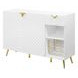 Gaines White 2 Door Server