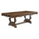 Latisha Antique Oak 114" Extendable Rectangular Dining Table