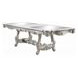 Bently Champagne 114" Extendable Rectangular Dining Table
