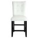 Hussein White Upholstered Counter Height Chair Set of 2