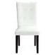 Hussein White Upholstered Side Chair Set of 2