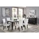 Hussein White Upholstered Side Chair Set of 2