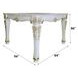Vendome Antique Pearl 54" Square Counter Height Dining Table