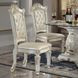 Vendome Antique Pearl Upholstered Side Chair with Nailhead Trim Set of 2