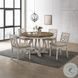 Cillin Walnut and Antique White 48" Round Dining Table
