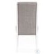 Hollyn Gray Linen and White Side Chair Set of 2