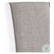 Hollyn Gray Linen and White Side Chair Set of 2