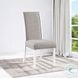 Hollyn Gray Linen and White Side Chair Set of 2