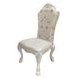 Dresden Beige and Bone White Upholstered Side Chair with Nailhead Trim Set of 2
