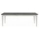 Katia Rustic Gray and Weathered White 90" Rectangular Dining Table
