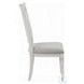 Katia Light Gray Linen and Weathered White Side Chair Set of 2