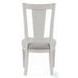 Katia Light Gray Linen and Weathered White Side Chair Set of 2