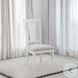 Katia Light Gray Linen and Weathered White Side Chair Set of 2