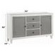 Katia Gray and Weathered White 2 Door Server