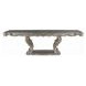 Ariadne Antique Platinum 102" Rectangular Dining Table
