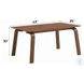 Ginny Walnut 63" Rectangular Dining Table