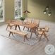 Velentina Natural 63" Rectangular Dining Table