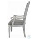 Katia Light Gray Linen and Weathered White Arm Chair Set of 2