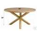 Kasem Oak Round Dining Room Set