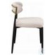 Jaramillo Beige Linen and Black Side Chair Set of 2
