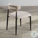 Jaramillo Beige Linen and Black Side Chair Set of 2