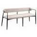 Jaramillo Beige Upholstered 62" Dining Bench