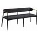 Jaramillo Black Upholstered 62" Dining Bench