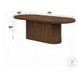 Gamarya Dark Oak 87" Oval Dining Table