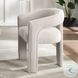 Gamarya Beige Chenille Arm Chair Set of 2