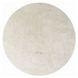 Qwin White and Weathered Oak 52" Round Marble Top Dining Table