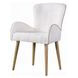 Kala White and Oak Marble Top Dining Room Set