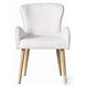 Qwin Beige Boucle and Oak Side Chair Set of 2