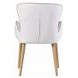 Qwin White and Weathered Oak Marble Top Dining Room Set