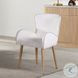Qwin Beige Boucle and Oak Side Chair Set of 2