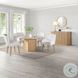 Qwin Beige Boucle and Oak Side Chair Set of 2