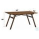 Kaela Walnut 59" Rectangular Dining Table