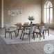 Kaela Walnut Rectangular Dining Room Set