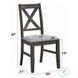 Marit Gray Side Chair Set of 2