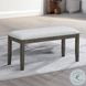 Marit Gray 40" Upholstered Bench