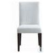 Carena Light Gray Fabric and White Walnut Side Chair Set of 2