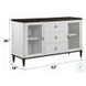 Carena White and Walnut Server