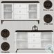 Carena White and Walnut Server