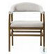Darcy Dark Walnut Arm Chair Set of 2