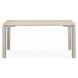 Ingram White and Light Gray Sintered Stone Top Dining Room Set