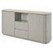 Ingram White and Light Gray 2 Door Ceramic Top Server