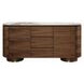 Willene White and Dark Oak 2 Door Ceramic Top Server