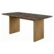 Jaramillo Natural 72" Rectangular Marble Top Dining Table