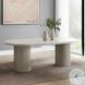Laela Bone White Oval Dining Room Set